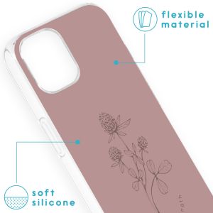 iMoshion Design hoesje iPhone 13 - Floral Pink