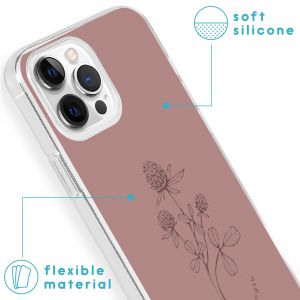 iMoshion Design hoesje iPhone 13 Pro - Floral Pink