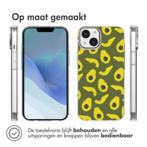 iMoshion Design hoesje iPhone 14 - Avocados
