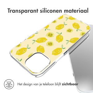 iMoshion Design hoesje iPhone 14 - Lemons