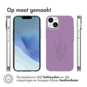 iMoshion Design hoesje iPhone 14 - Floral Purple