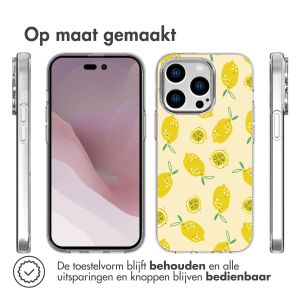 iMoshion Design hoesje iPhone 14 Pro - Lemons