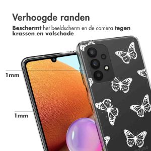 iMoshion Design hoesje Samsung Galaxy A33 - Butterfly