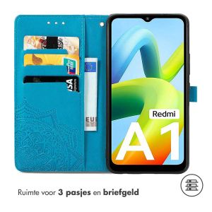 iMoshion Mandala Bookcase Xiaomi Redmi A1 / A2 - Turquoise