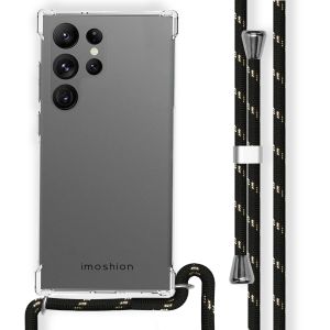 iMoshion Backcover met koord Samsung Galaxy S23 Ultra - Zwart / Goud