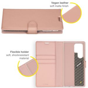 Accezz Wallet Softcase Bookcase Samsung Galaxy S23 Ultra - Rosé Goud