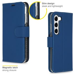 Accezz Wallet Softcase Bookcase Samsung Galaxy S23 - Donkerblauw