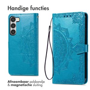 iMoshion Mandala Bookcase Samsung Galaxy S23 Plus - Turquoise