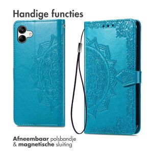 iMoshion Mandala Bookcase Samsung Galaxy A04 - Turquoise