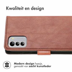 iMoshion Luxe Bookcase Nokia G60 - Bruin