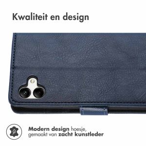 iMoshion Luxe Bookcase Samsung Galaxy A04 - Donkerblauw