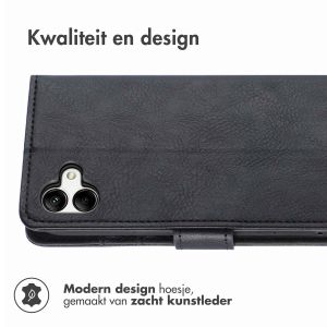 iMoshion Luxe Bookcase Samsung Galaxy A04 - Zwart