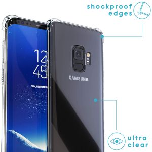 iMoshion Backcover met koord Samsung Galaxy S9 - Zwart Goud