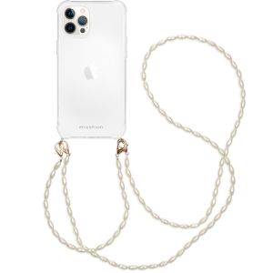iMoshion Backcover met koord + armband - Parels iPhone 12 Pro Max