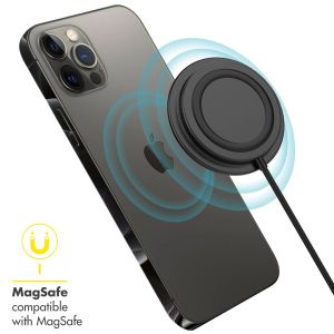 Accezz MagSafe Wireless Charger naar USB-C kabel - MagSafe oplader - Anti Slip - Zwart