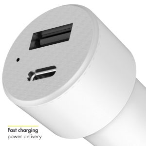 Accezz Car Charger - Autolader - Power Delivery - 20 Watt - Wit