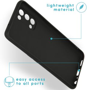 iMoshion Color Backcover Oppo Find X3 Lite - Zwart