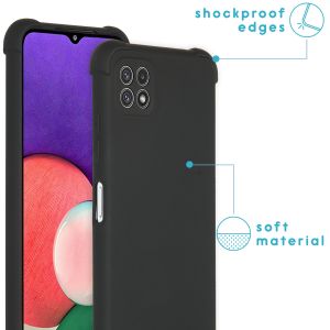 iMoshion Color Backcover met koord Samsung Galaxy A22 (5G) - Zwart