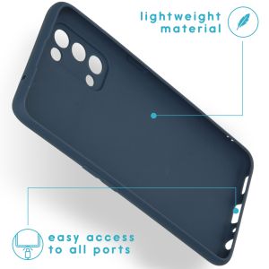 iMoshion Color Backcover Oppo Find X3 Lite - Donkerblauw