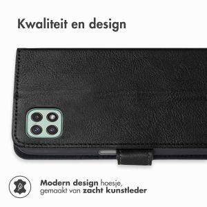 iMoshion Luxe Bookcase Samsung Galaxy A22 (5G) - Zwart