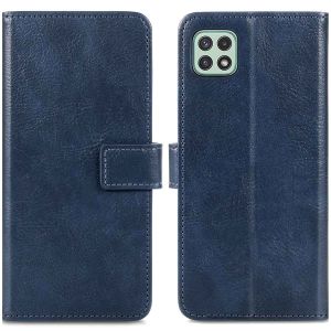 iMoshion Luxe Bookcase Samsung Galaxy A22 (5G) - Donkerblauw