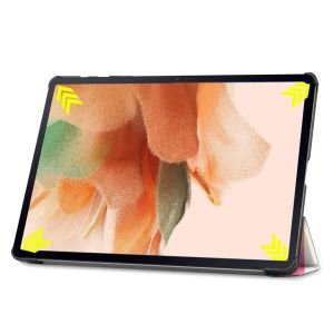 iMoshion Design Trifold Bookcase Samsung Galaxy Tab S8 Plus / S7 Plus / Tab S7 FE 5G - Kleurtjes