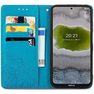 iMoshion Mandala Bookcase Nokia X10 / X20 - Turquoise