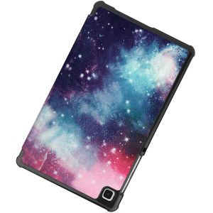 iMoshion Design Trifold Bookcase Galaxy Tab A7 Lite - Space