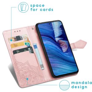 iMoshion Mandala Bookcase Xiaomi Redmi Note 10 (5G) - Rosé Goud