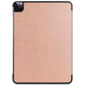 iMoshion Trifold Bookcase iPad Pro 12.9 (2018 - 2022) - Rosé Goud