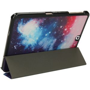 iMoshion Design Trifold Bookcase Samsung Galaxy Tab S2 9.7 - Space Design