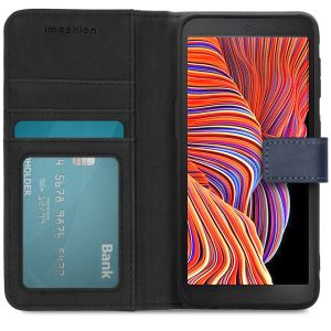 iMoshion Luxe Bookcase Samsung Galaxy Xcover 5 - Donkerblauw