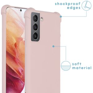 iMoshion Color Backcover met koord Samsung Galaxy S21 - Roze
