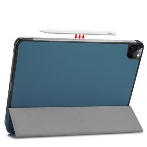 iMoshion Trifold Bookcase iPad Pro 11 (2018 - 2022) - Donkergroen