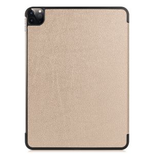 iMoshion Trifold Bookcase iPad Pro 12.9 (2022) / Pro 12.9 (2021) - Goud