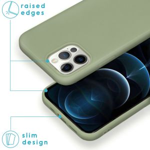 iMoshion Color Backcover iPhone 12 (Pro) - Olive Green