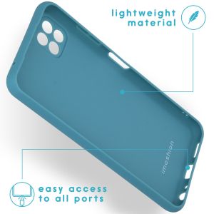 iMoshion Color Backcover Samsung Galaxy A22 (5G) - Donkergroen