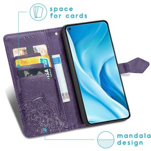 iMoshion Mandala Bookcase Xiaomi Mi 11 Lite (5G/4G) / 11 Lite 5G NE - Paars