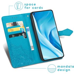 iMoshion Mandala Bookcase Xiaomi Mi 11 Lite (5G/4G) / 11 Lite 5G NE - Turquoise
