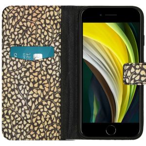 iMoshion Design Softcase Bookcase iPhone SE (2022 / 2020) / 8 / 7 - Allover de luxe