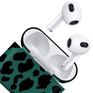 iMoshion Design Hardcover Case AirPods 3 (2021) - Green Leopard