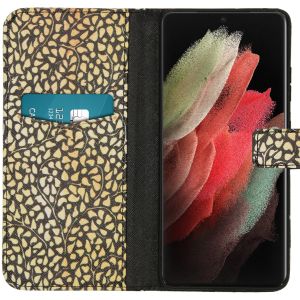 iMoshion Design Softcase Bookcase Galaxy S21 Ultra - Allover de Luxe
