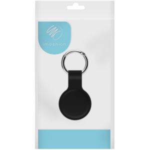 iMoshion Liquid Silicone Keychain Case Apple AirTag - Zwart
