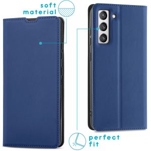 iMoshion Slim Folio Bookcase Samsung Galaxy S21 FE - Blauw