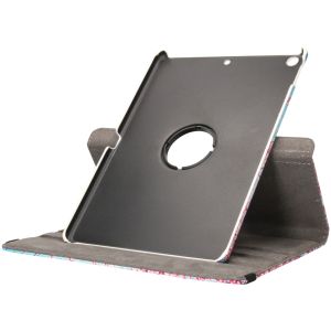 iMoshion 360° Draaibare Design Bookcase iPad 7 (2019) / iPad 8 (2020) / iPad 9 (2021) 10.2 inch - Pink Blossom