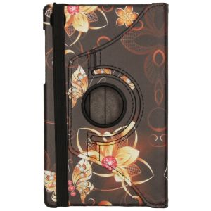 iMoshion 360° Draaibare Design Bookcase Galaxy Tab A7 Lite - Butterfly Flower