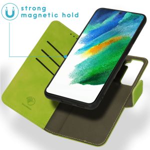 iMoshion Uitneembare 2-in-1 Luxe Bookcase Galaxy S21 FE - Groen