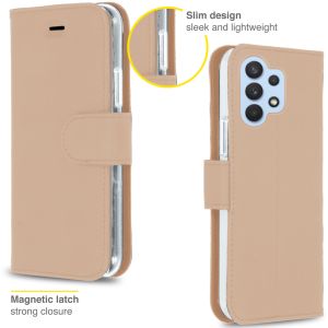 Accezz Wallet Softcase Bookcase Samsung Galaxy A32 (4G) - Goud