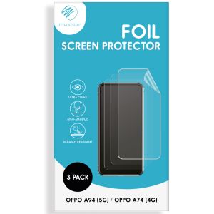 iMoshion Screenprotector Folie 3 pack Oppo A94 (5G) / Oppo A74 (4G)