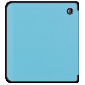 iMoshion Slim Hard Case Sleepcover met stand Kobo Libra H2O - Lichtblauw